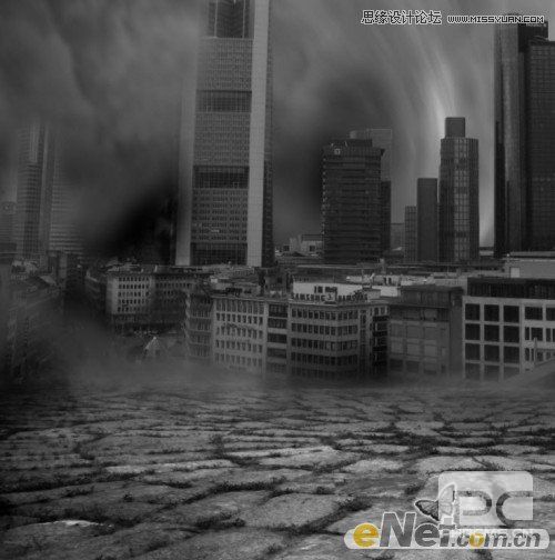 Photoshop合成电影中世界末日城市场景教程