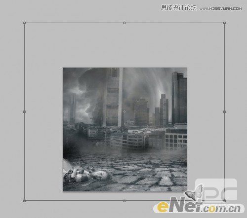 Photoshop合成电影中世界末日城市场景教程