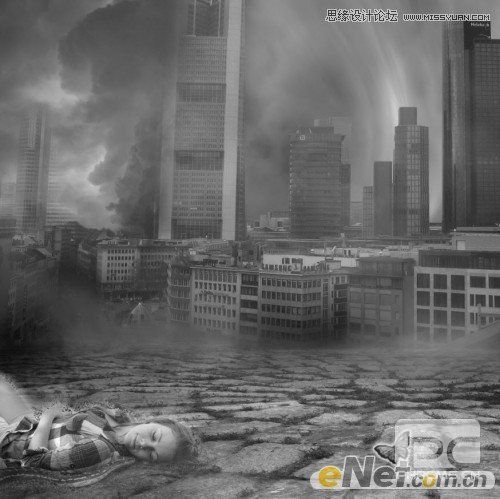 Photoshop合成电影中世界末日城市场景教程