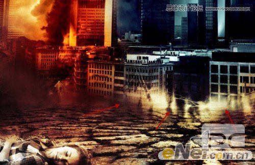 Photoshop合成电影中世界末日城市场景教程