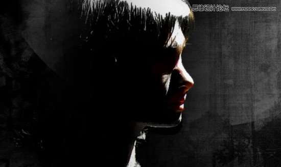 Photoshop创意合成碎片装饰的人像海报教程