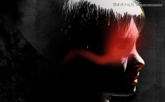 Photoshop创意合成碎片装饰的人像海报教程