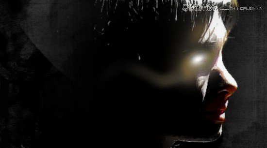 Photoshop创意合成碎片装饰的人像海报教程