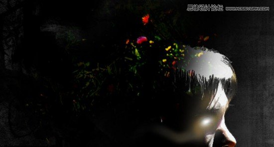 Photoshop创意合成碎片装饰的人像海报教程