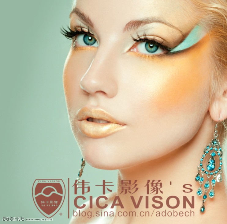 Photoshop调出模特照片自然通透的肤色,PS教程