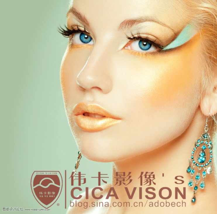 Photoshop调出模特照片自然通透的肤色,PS教程