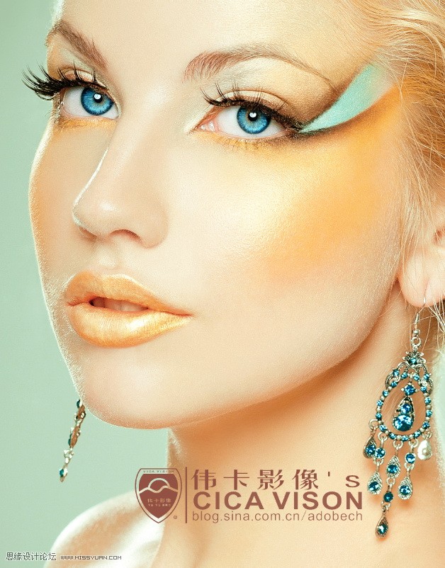 Photoshop调出模特照片自然通透的肤色,PS教程