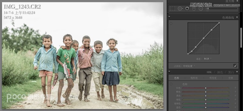 Photoshop调出儿童照片质感的低饱和度效果,PS教程