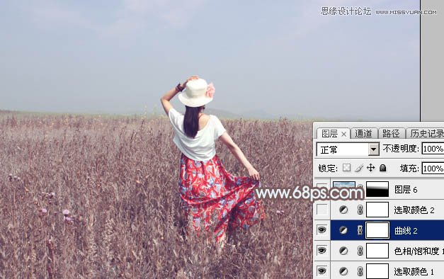 Photoshop给外景人像添加韩系风格效果图,PS教程