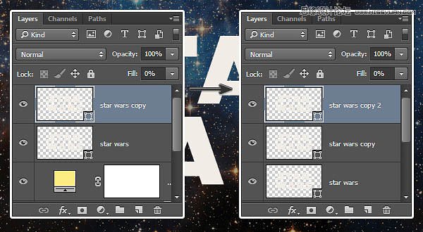 Photoshop制作高档大气的黄金之感艺术字