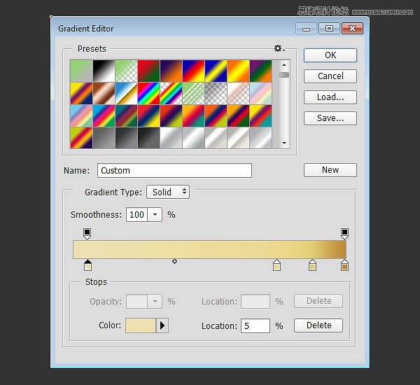 Photoshop制作高档大气的黄金之感艺术字