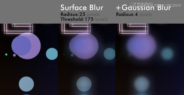 Photoshop设计抽象风格的霓虹字体教程