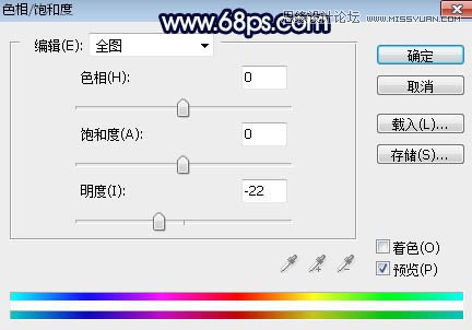 PS调色调出唯美蓝色逆光效果的树下美女照片