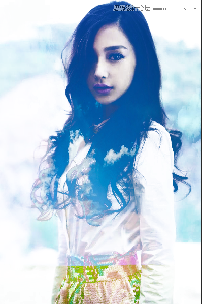 Photoshop制作水彩风格的人像艺术效果,PS教程,