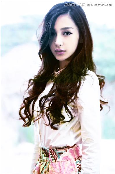 Photoshop制作水彩风格的人像艺术效果,PS教程,