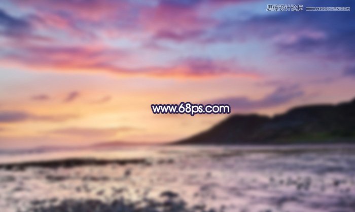 Photoshop给草地美女添加唯美夕阳景色,PS教程,