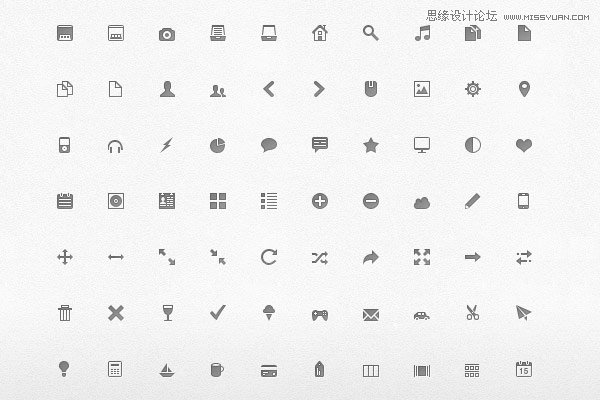 70款国外精美时尚的网页图标下载,PS教程,