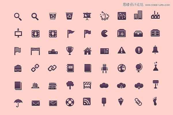 70款国外精美时尚的网页图标下载,PS教程,