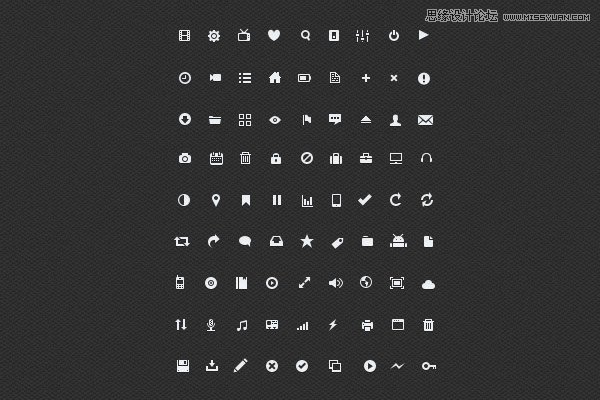 70款国外精美时尚的网页图标下载,PS教程,