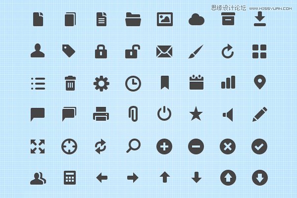 70款国外精美时尚的网页图标下载,PS教程,