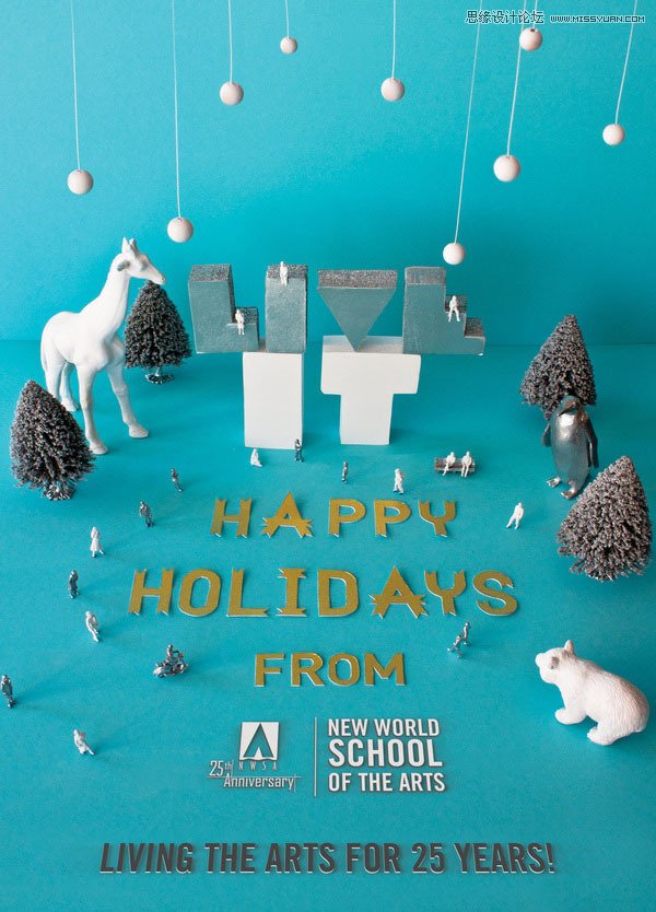 5个技巧设计出富有吸引力的圣诞专题,PS教程,