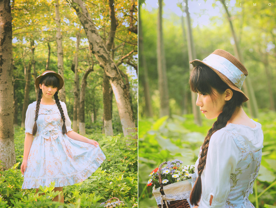 森系清新小精灵清晨纯美养眼