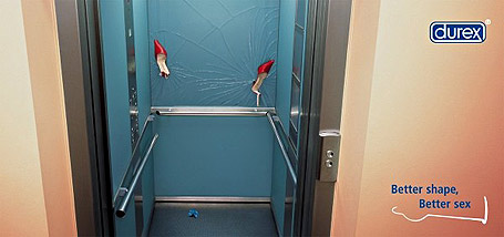 40多个电梯上的创意广告