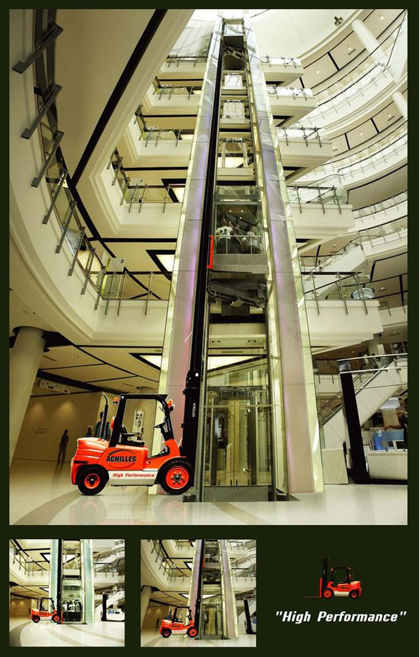 40多个电梯上的创意广告