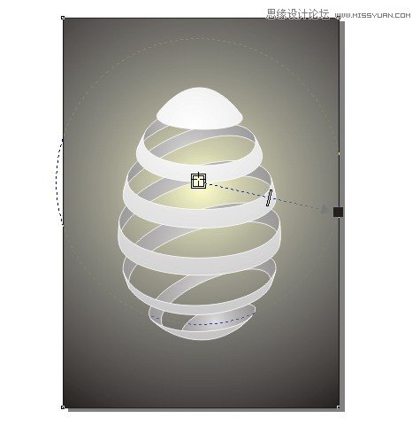 Coreldraw轻松绘制螺旋削皮教程,PS教程,