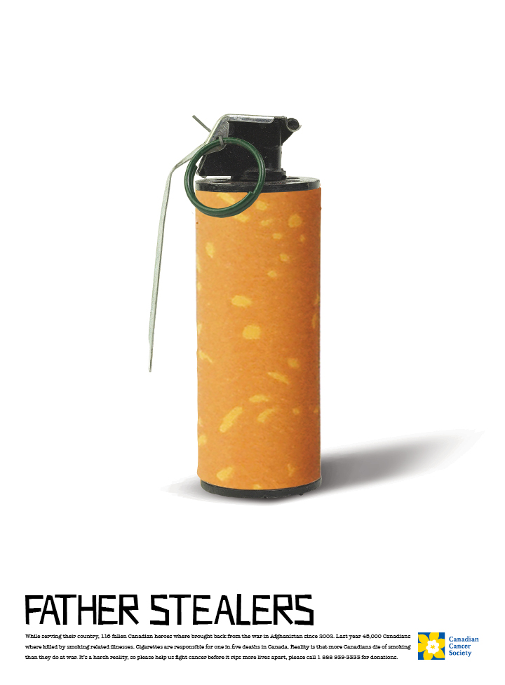 52个令人深思的禁烟广告（二）