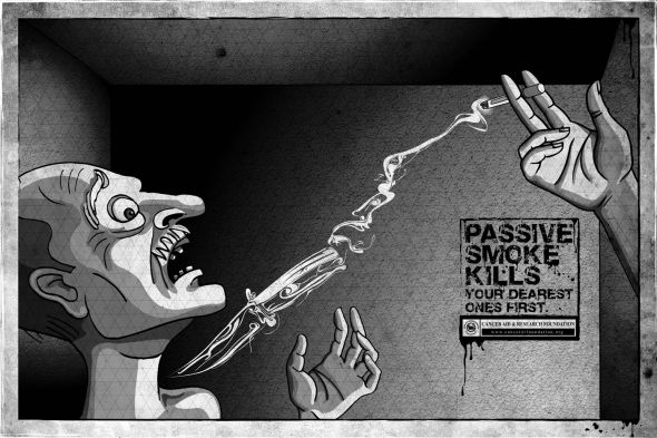 52个令人深思的禁烟广告（二）