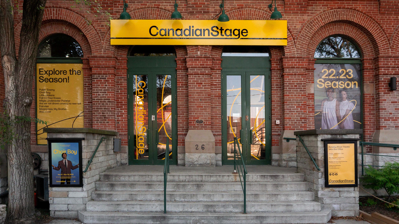 加拿大舞台艺术公司Canadian Stage品牌形象设计