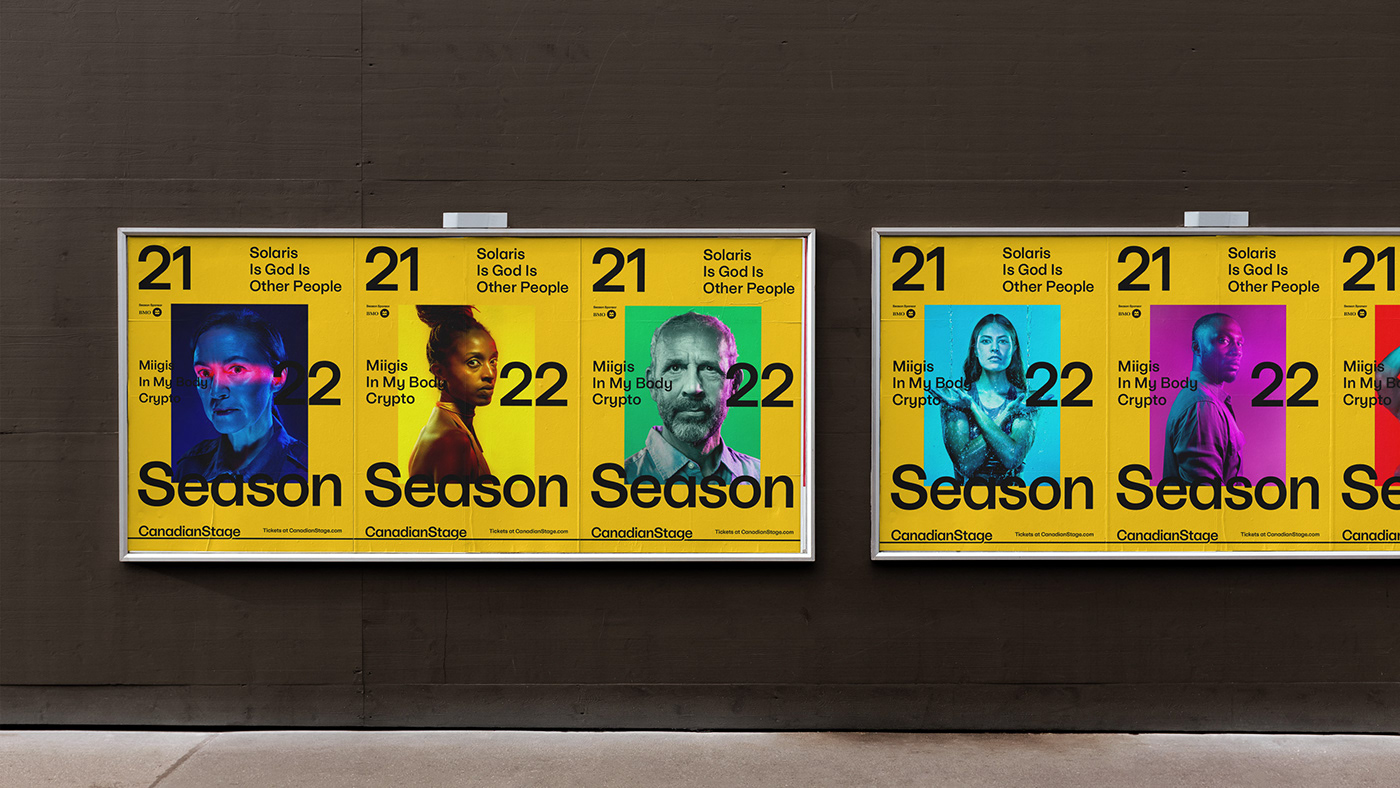 加拿大舞台艺术公司Canadian Stage品牌形象设计