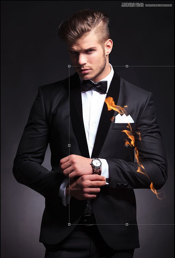 Photoshop制作超酷的火焰燃烧人物效果图,PS教程