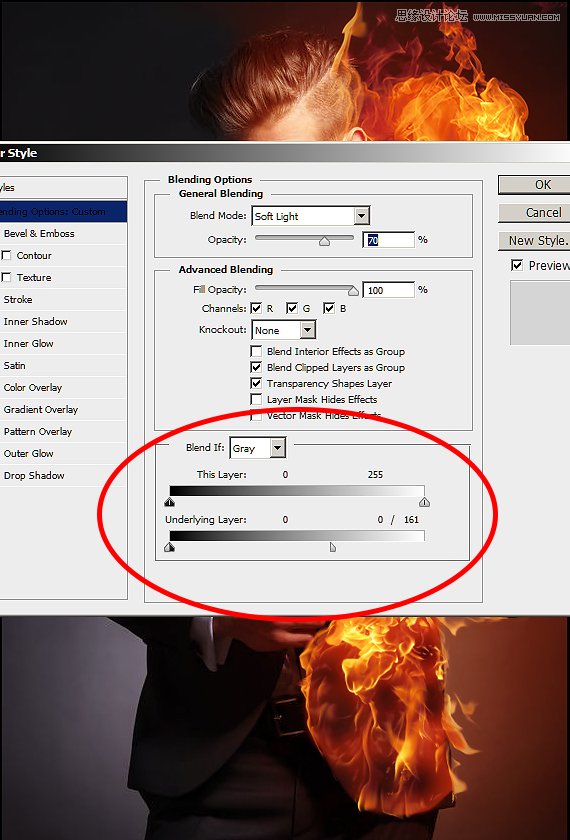 Photoshop制作超酷的火焰燃烧人物效果图,PS教程