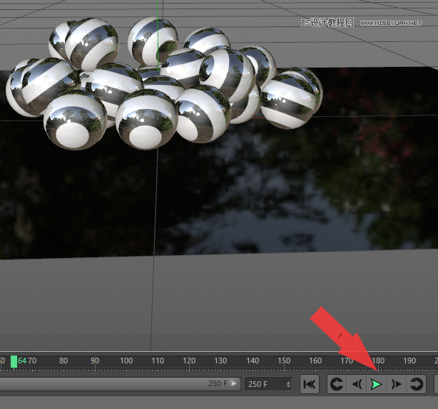 C4D教程：制作超简单小球动画