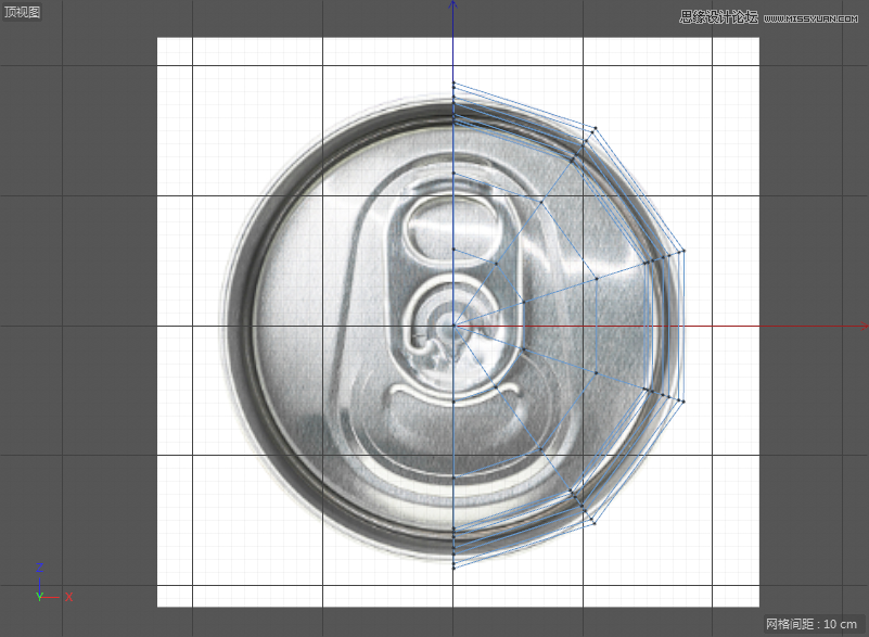 C4D制作逼真的可口可乐易拉罐模型