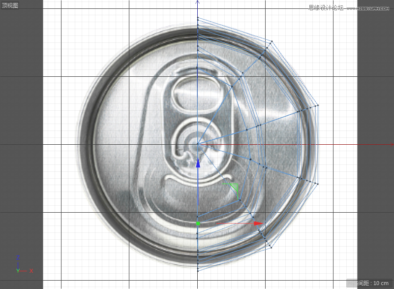 C4D制作逼真的可口可乐易拉罐模型