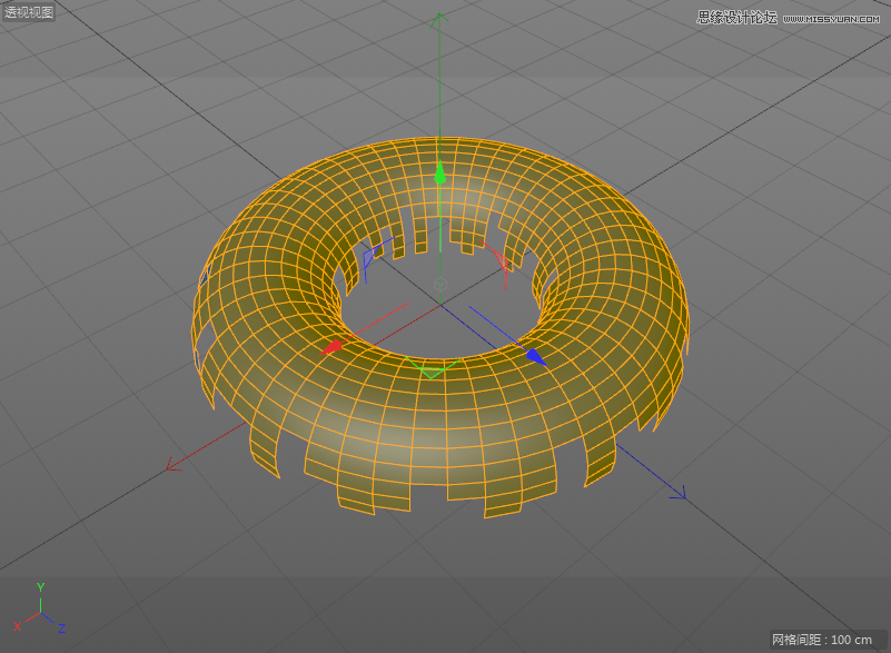 C4D详解甜甜圈美食的建模及渲染