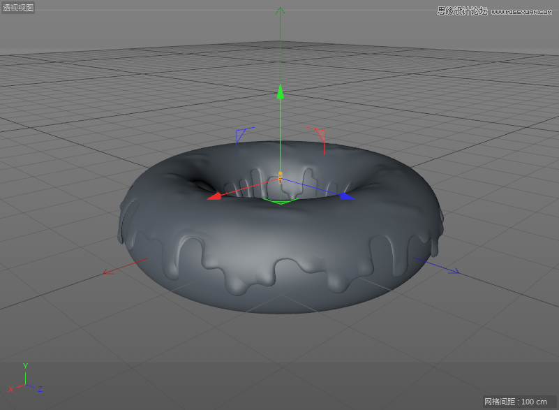 C4D详解甜甜圈美食的建模及渲染
