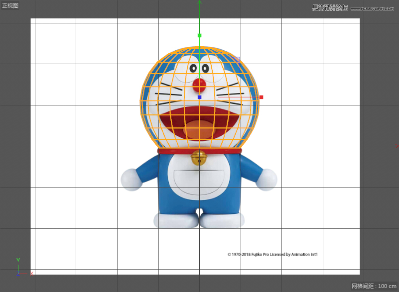 C4D详解机器猫哆啦A梦建模及渲染