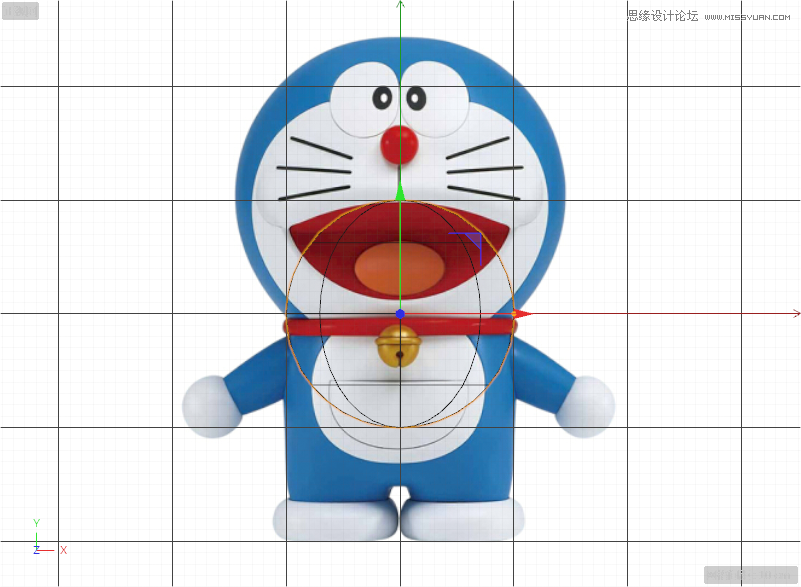 C4D详解机器猫哆啦A梦建模及渲染