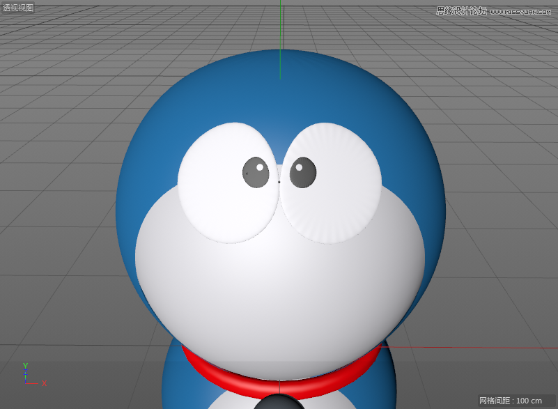 C4D详解机器猫哆啦A梦建模及渲染