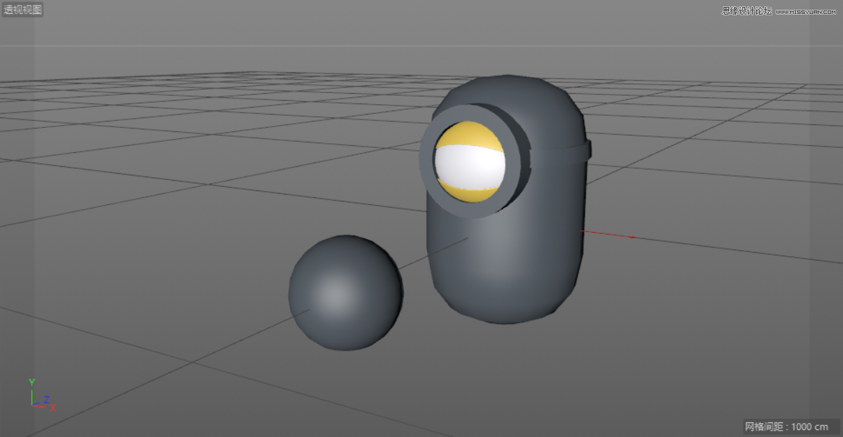 C4D制作呆萌的小黄人建模教程