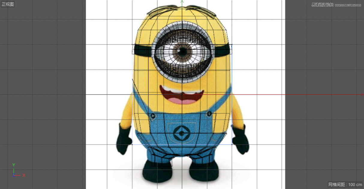 C4D制作呆萌的小黄人建模教程