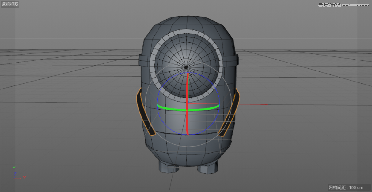 C4D制作呆萌的小黄人建模教程