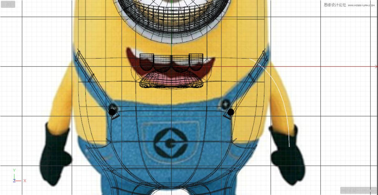 C4D制作呆萌的小黄人建模教程