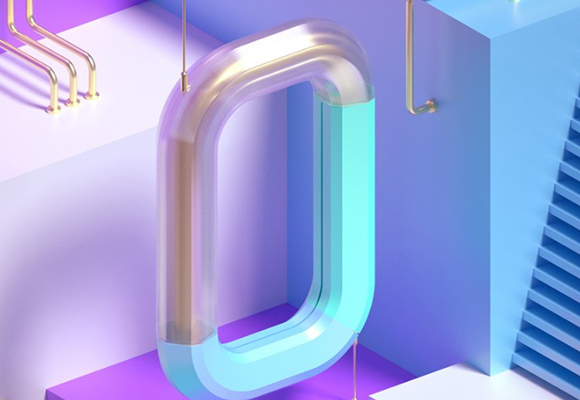 C4D+OC制作孟菲斯风格的时尚海报设计教程