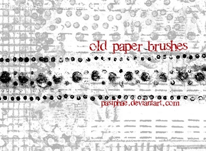 残破纸张笔刷