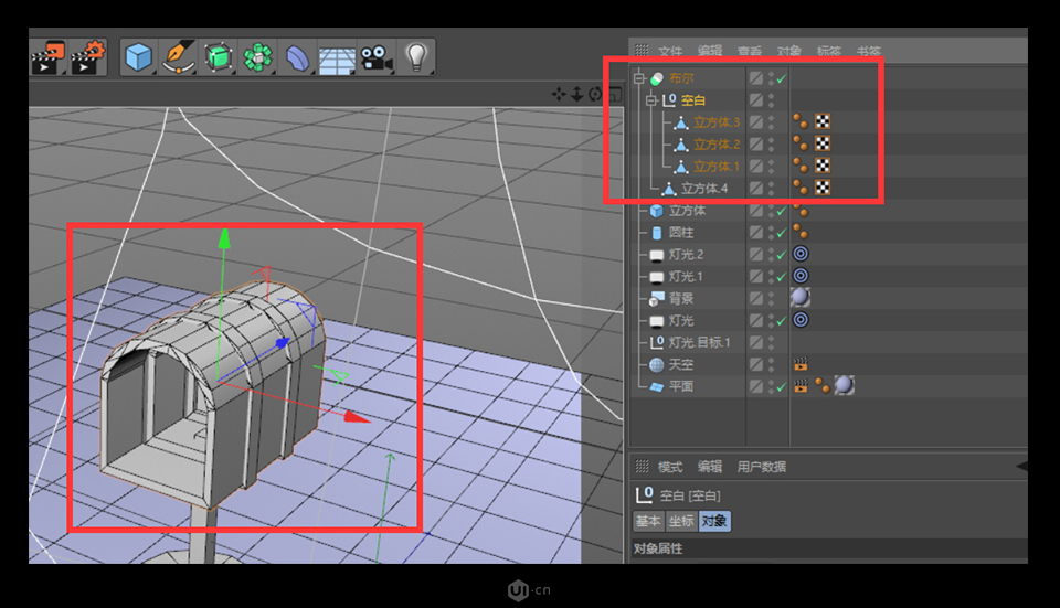 C4D建模教程：制作逼真的3D小邮箱图标设计教程